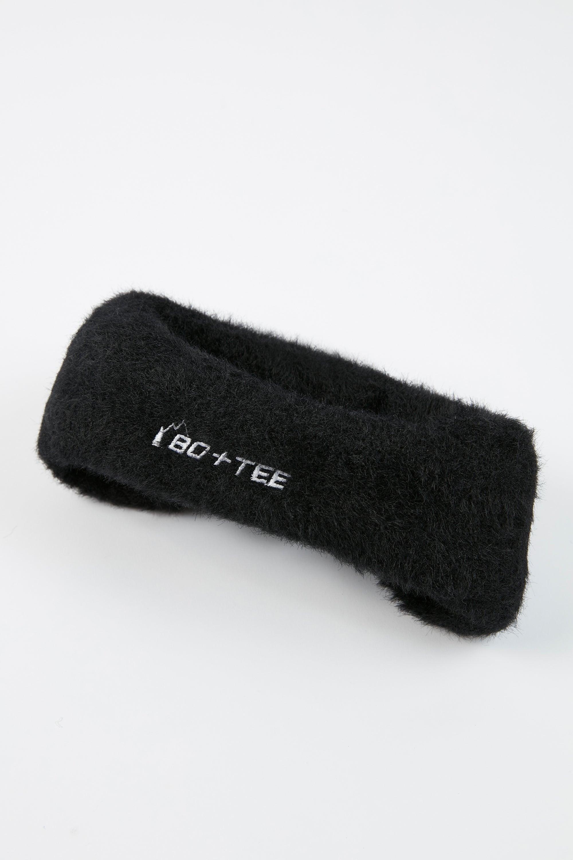 Faux Fur Headband in Black Product Image