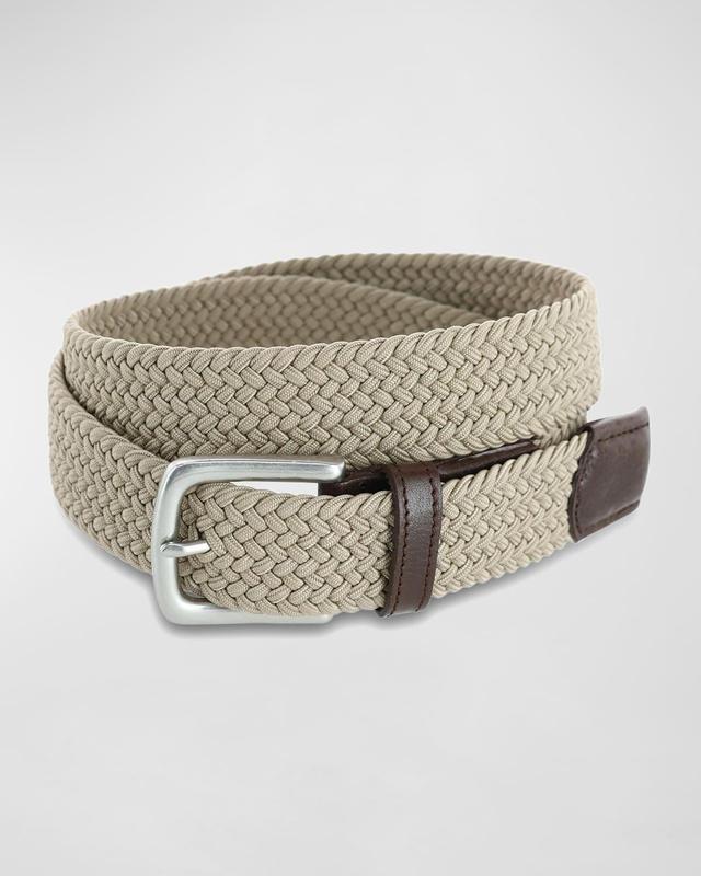 Mens Riverside Woven Rayon Leather Belt Product Image