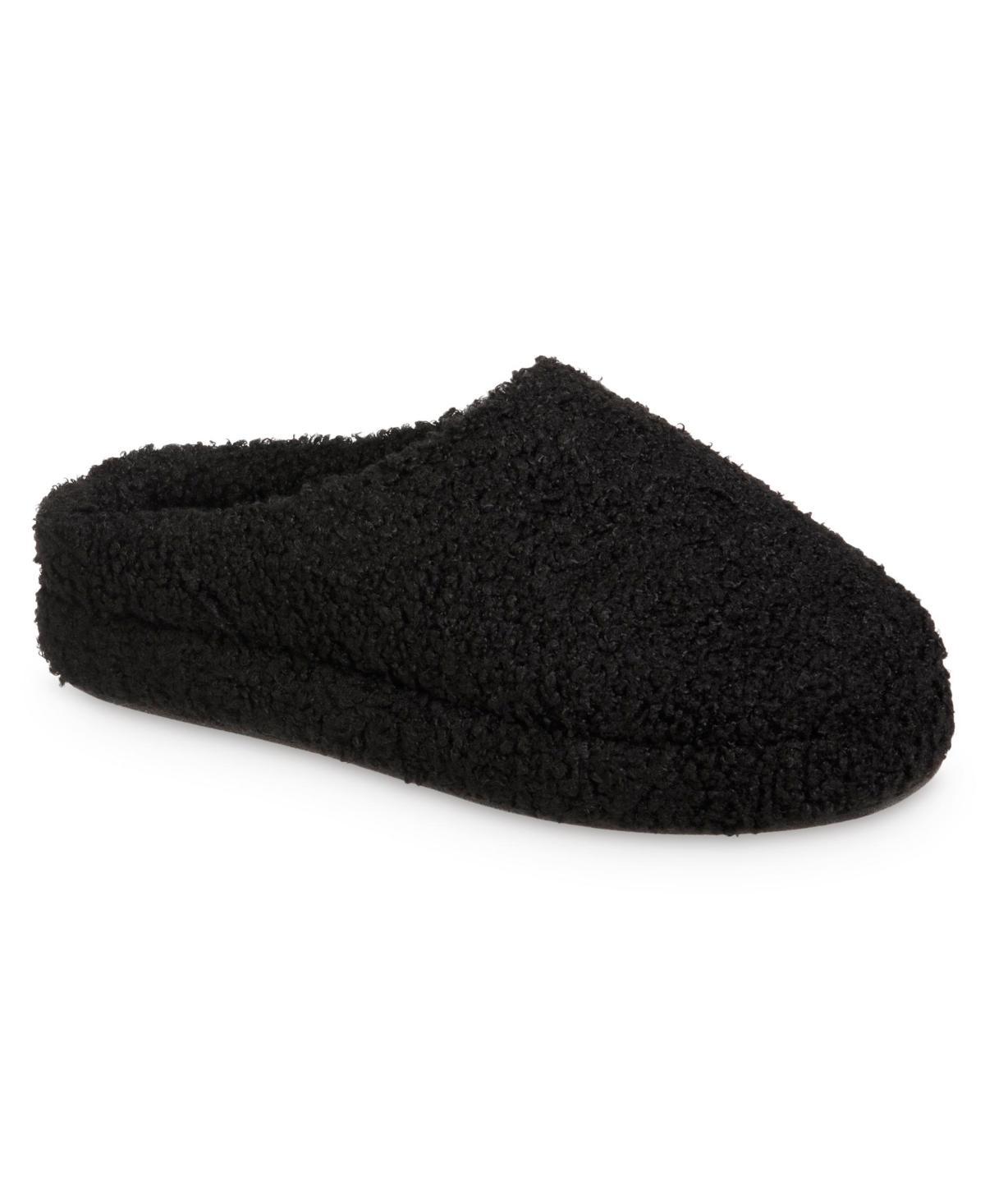 Isotoner Signature Womens Memory Foam Berber Fiona Comfort Hoodback Slippers Product Image