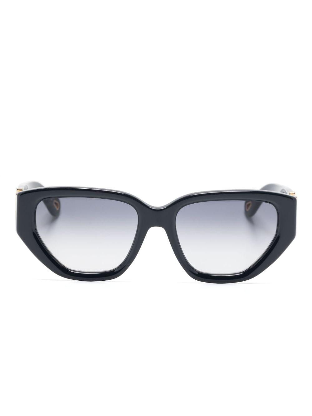 Marcie Cat-eye-sonnenbrille In Blau Product Image