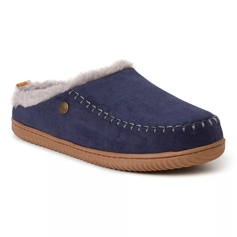 Dearfoams Bern Mens Clog Slippers Blue Blazer Product Image