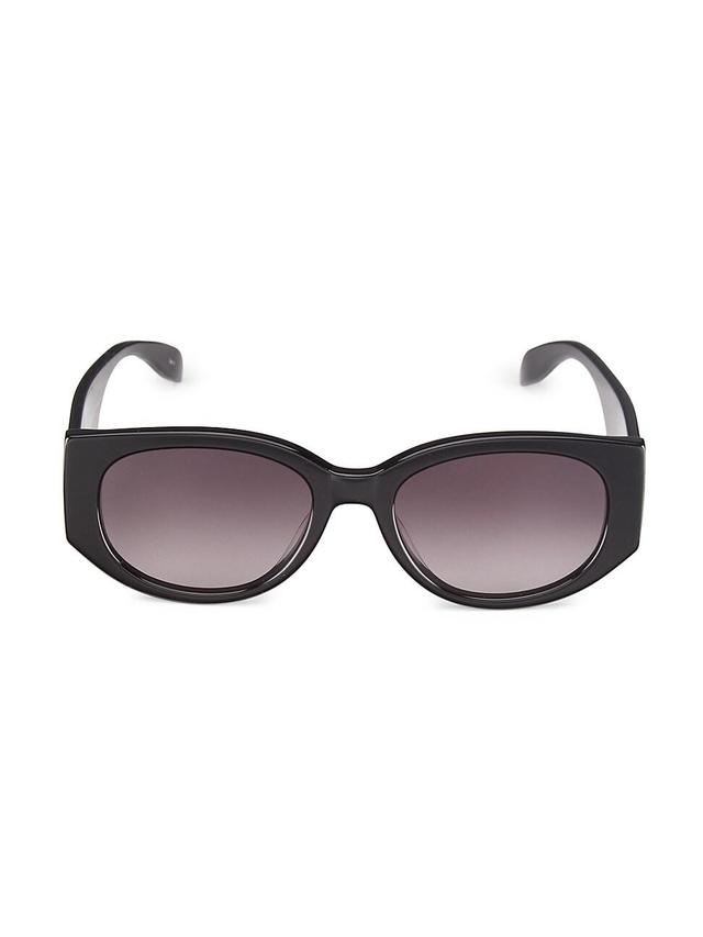 Womens Graffiti 54MM Oval Sunglasses Product Image