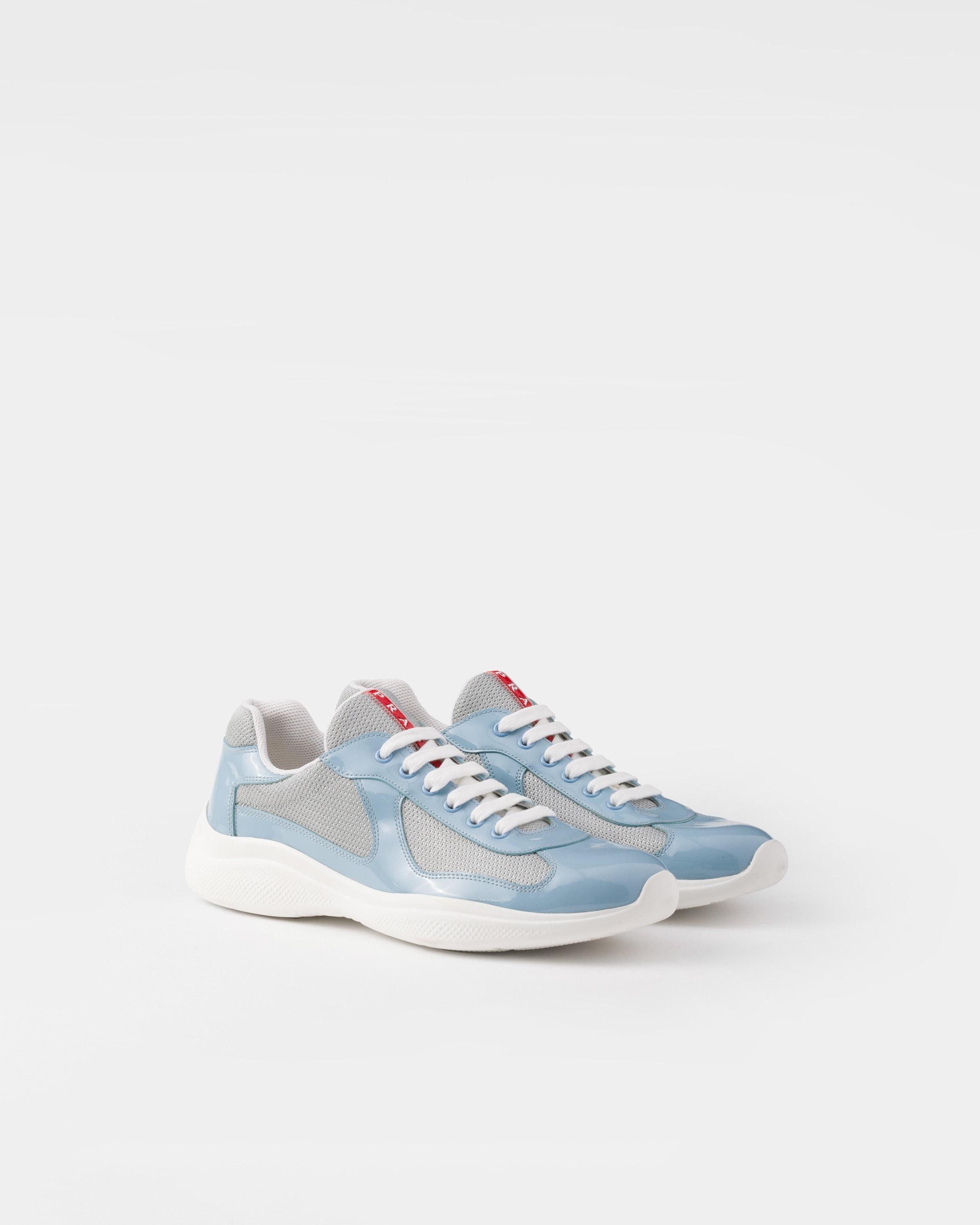 Patent leather and technical fabric Prada America's Cup sneakers Product Image