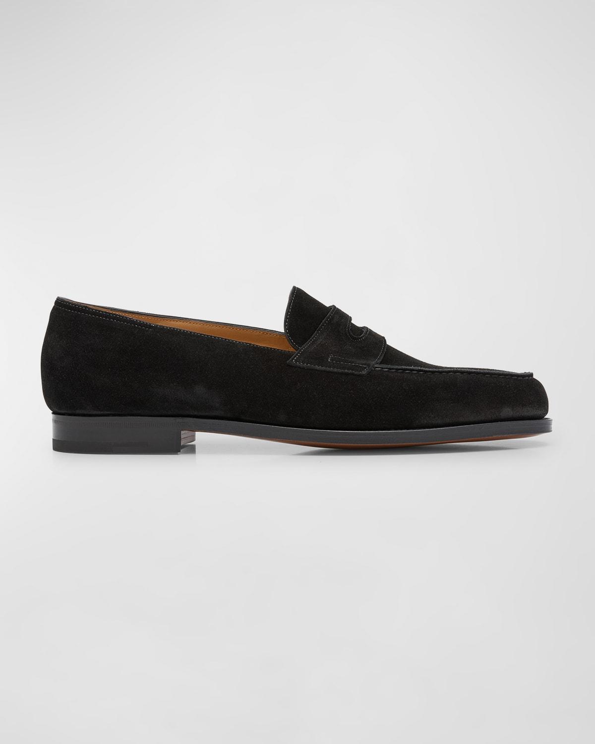 Mens Lopez Suede Penny Loafers Product Image