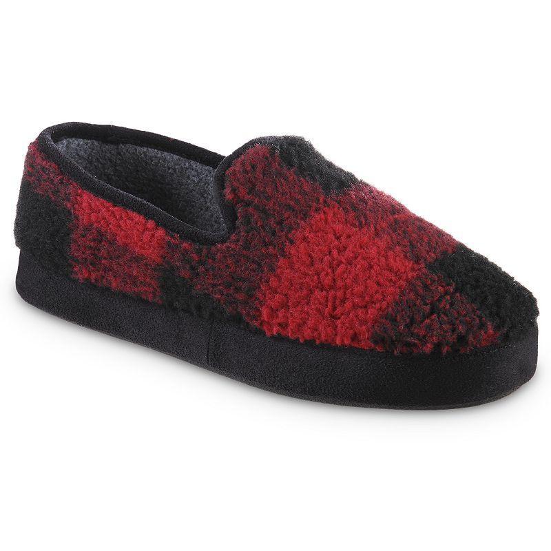 isotoner Rhett Mens Loafer Slippers Red Pepper Product Image