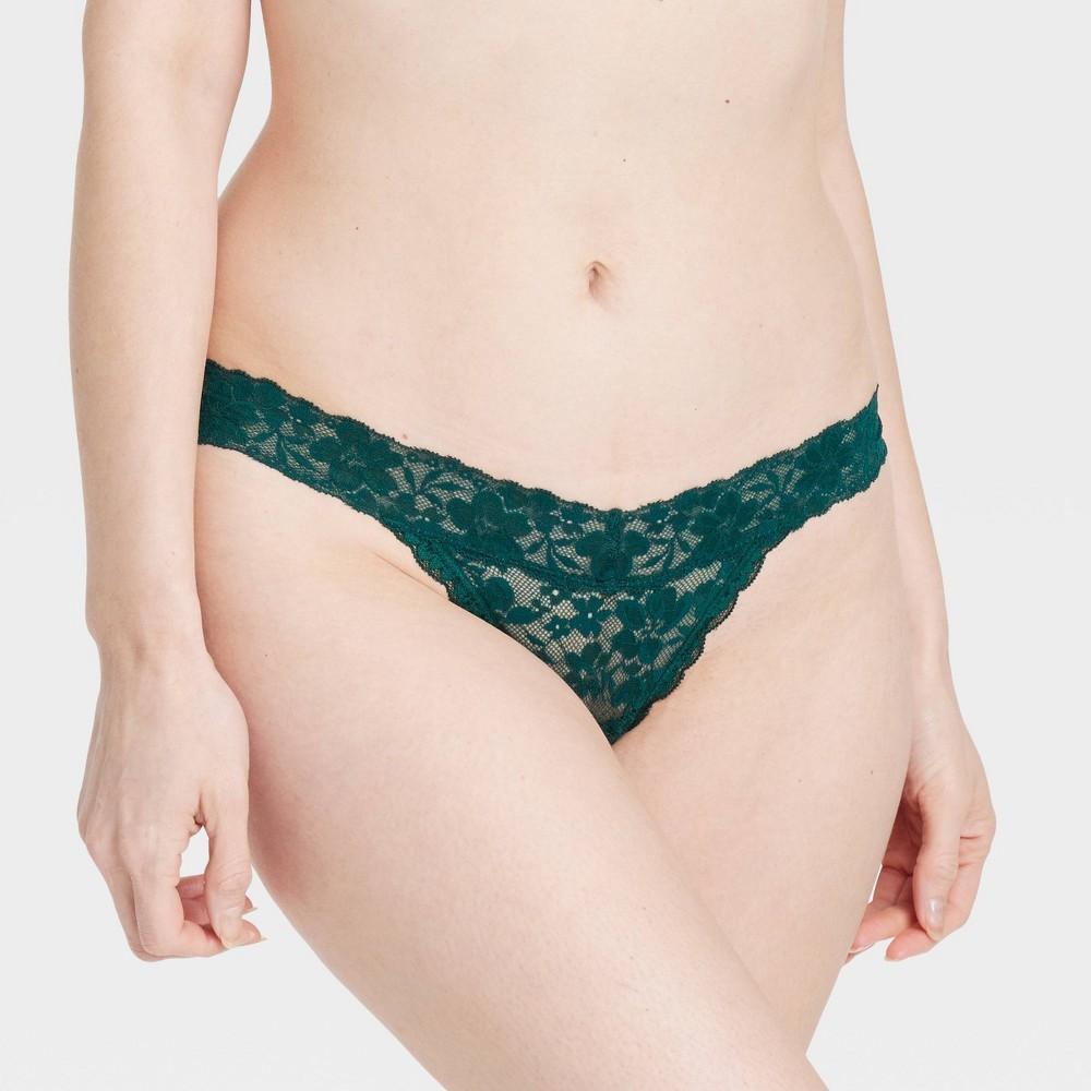 Womens Allover Lace Thong - Auden Product Image