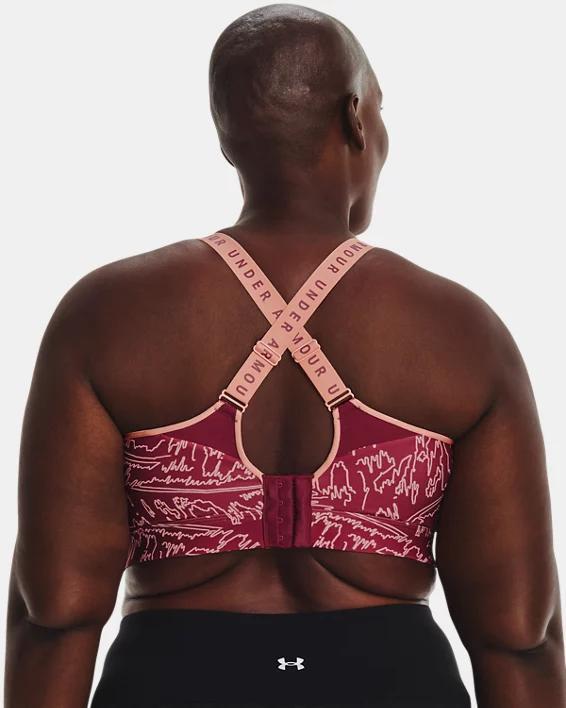 Womens UA Infinity High Printed Sports Bra Product Image