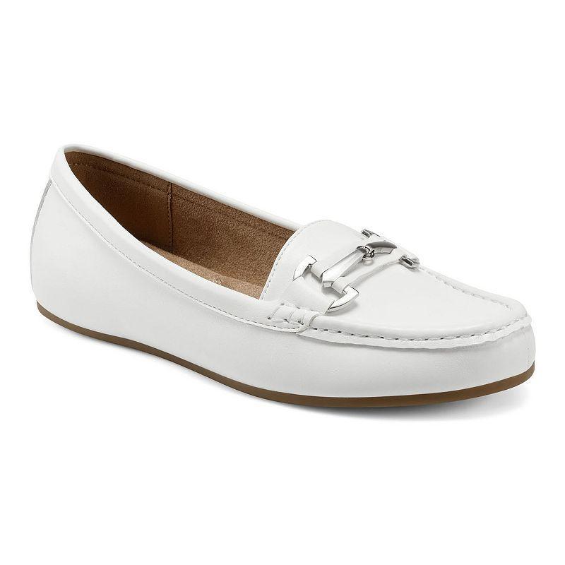 Womens Aerosoles Aerosoles Day Drive Loafer Flats Grey Product Image