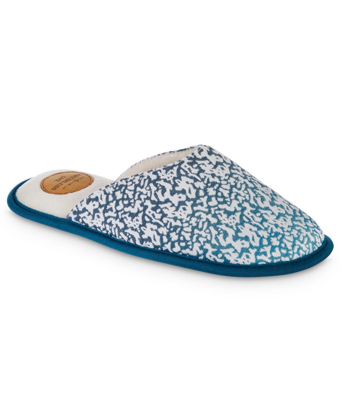 isotoner Spectra Womens Scuff Slippers Blue Product Image