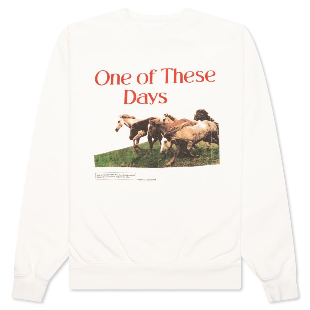 Wild Horses Crewneck - Bone Male Product Image