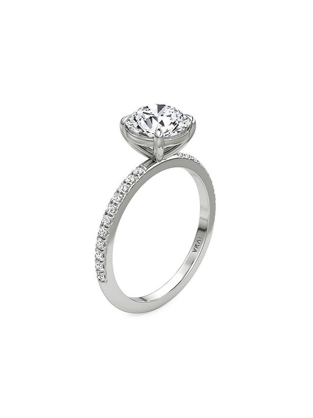 Womens VRAI x Saks Platinum & 1.67 TCW Lab-Grown Diamond Solitaire Engagement Ring Product Image