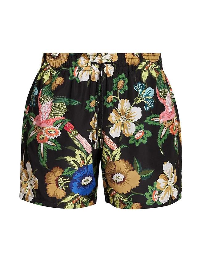 Mens Floral Printed Trunks Product Image