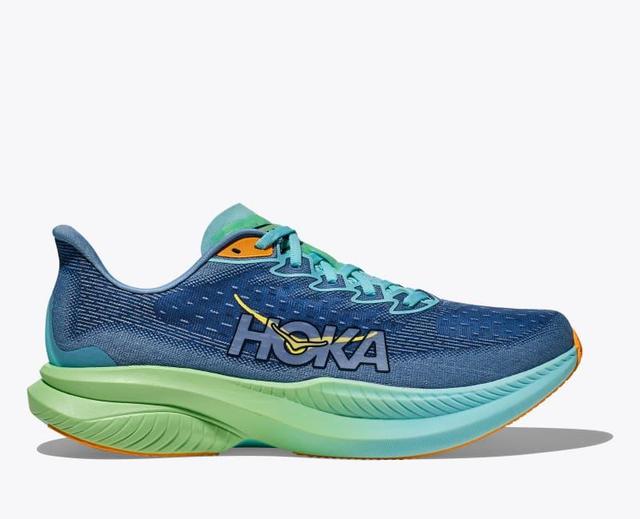 HOKA Mens Mach 6 Shoes in Electric Cobalt/Varsity Navy, Size 13 W Product Image