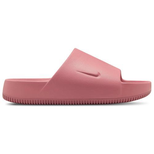 Nike Womens Nike Calm Slides - Womens Shoes Canyon Pink/Canyon Pink/Canyon Pink Product Image