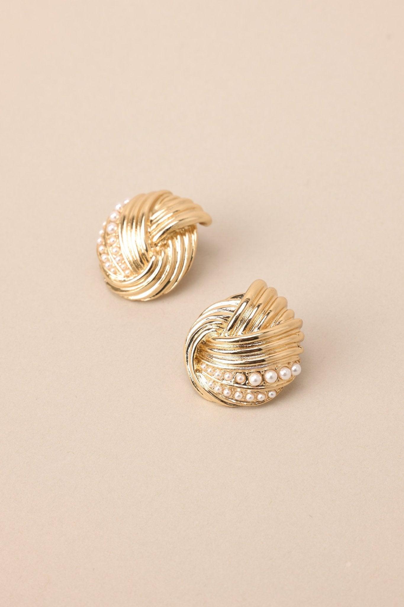 It All Works Out Gold Earrings Product Image