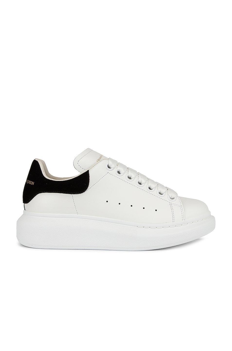 Alexander McQueen Lace Up Sneakers in White Product Image