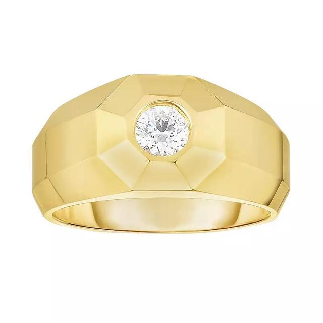 Mens 14k Yellow Gold 1/2 Carat T.W. Diamond Ring 14k Gold Product Image