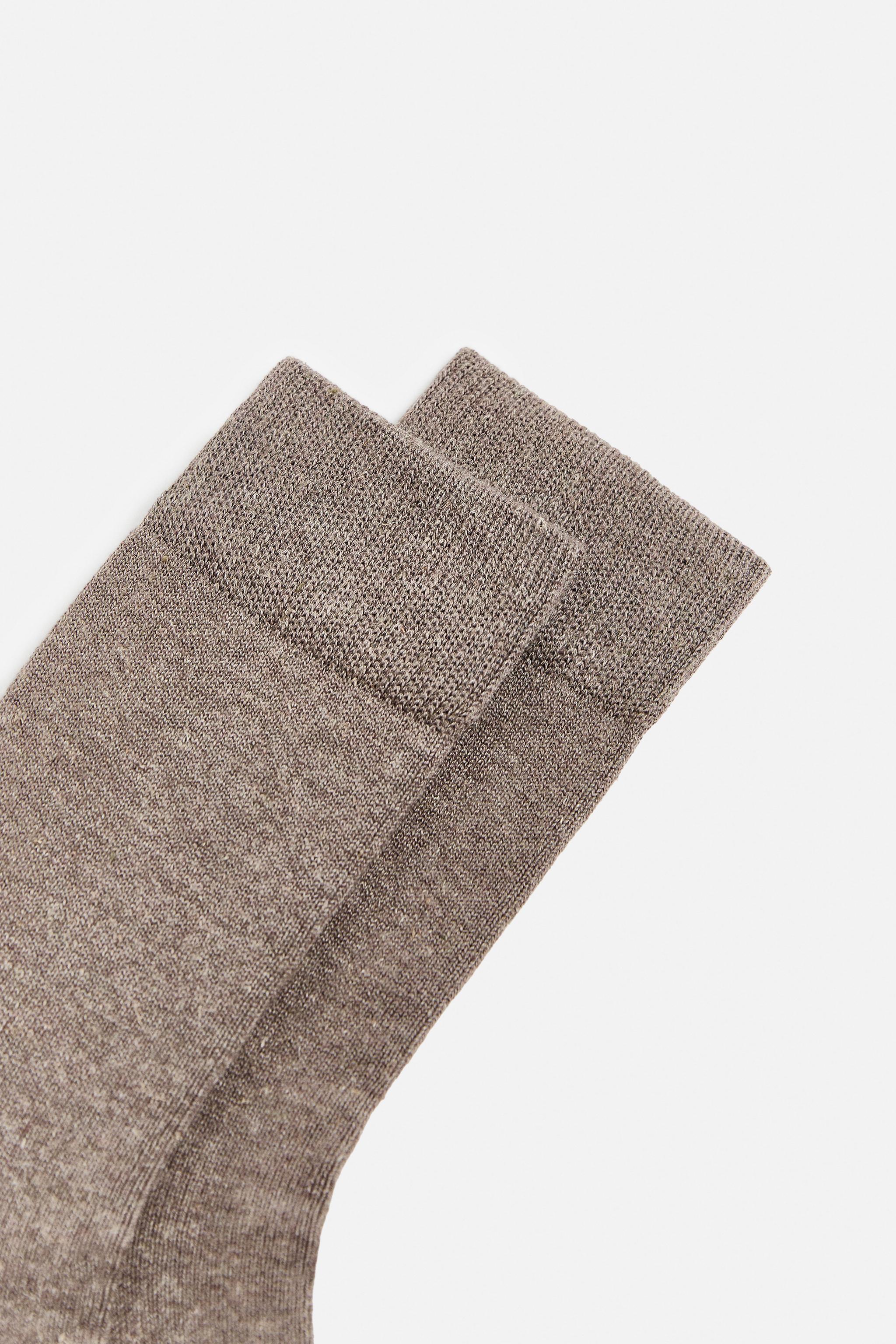 2-PACK OF HEATHERED SOCKS Product Image