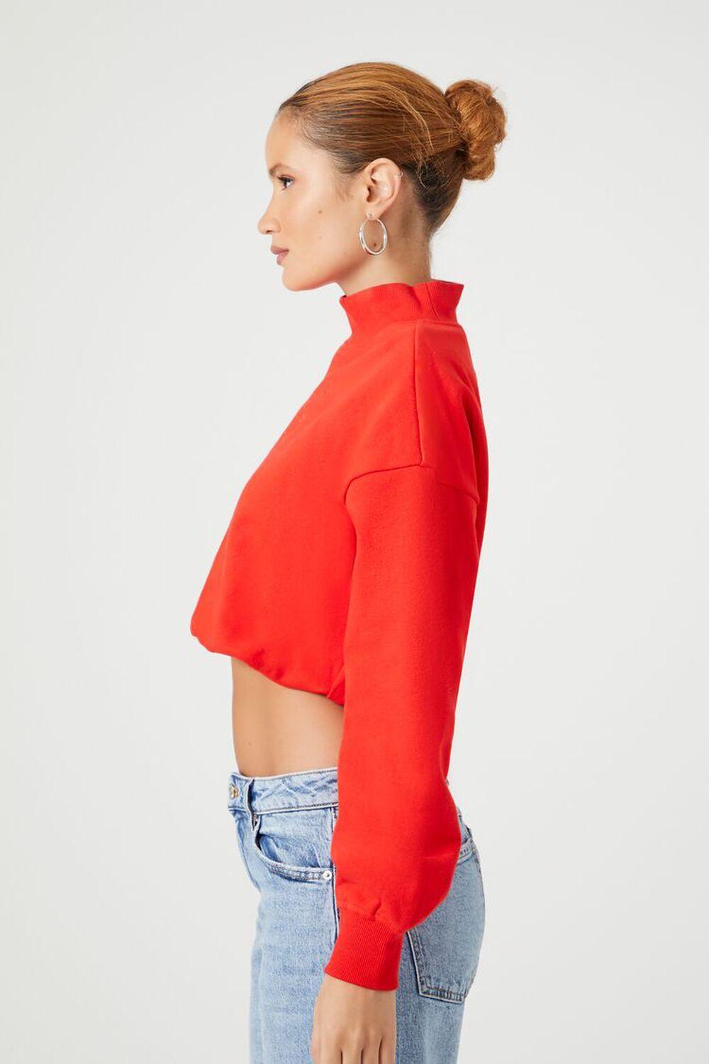 Embroidered Milano Cropped Sweater | Forever 21 Product Image