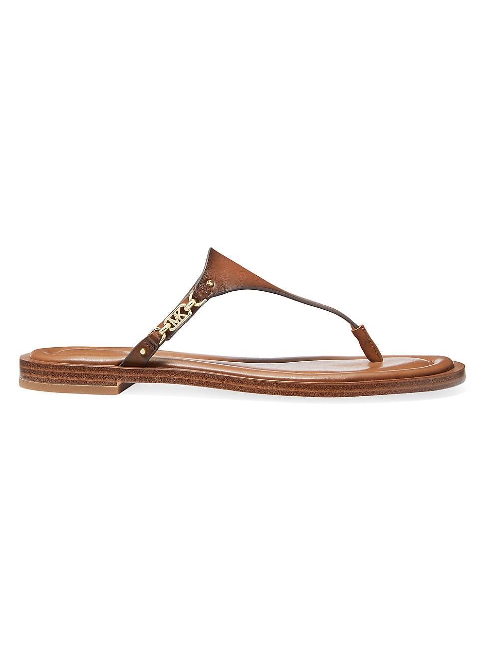 Womens Daniella Leather Thong Sandals Product Image