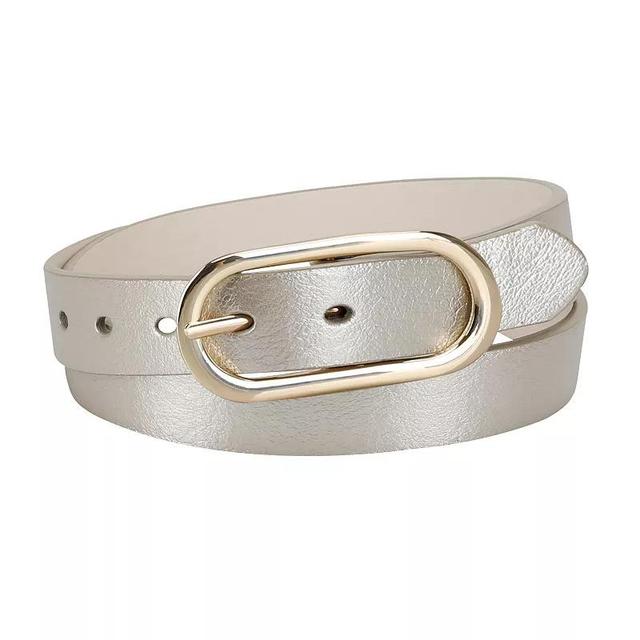 Womens LC Lauren Conrad Skinny Width Center Bar Buckle Reversible Belt Product Image