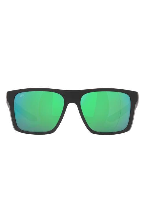 Costa Del Mar Pargo 60mm Mirrored Polarized Square Sunglasses Product Image