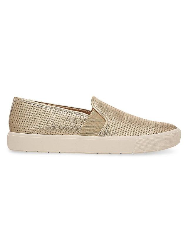 Womens Blair Perforated Leather Slip-On Sneakers Product Image