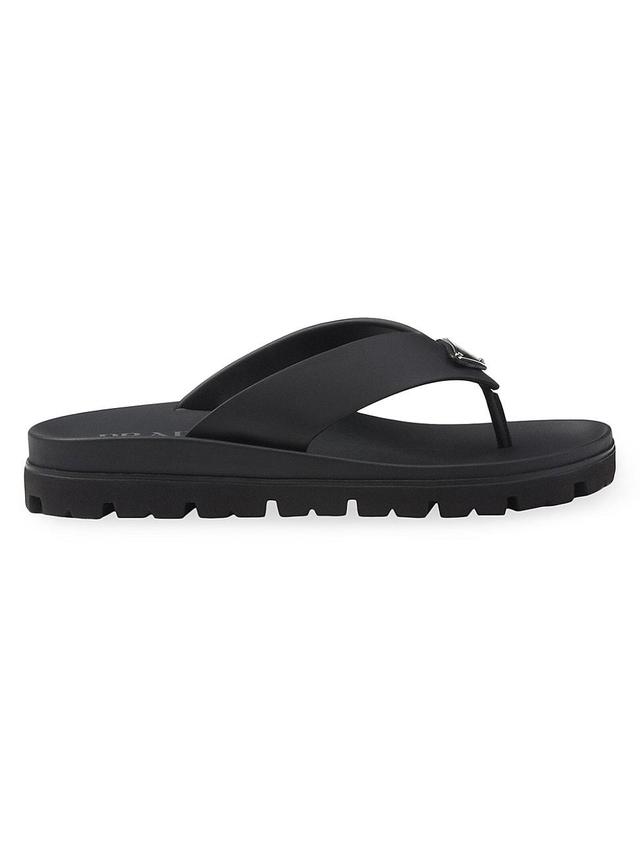 Mens Rubber Thong Sandals Product Image