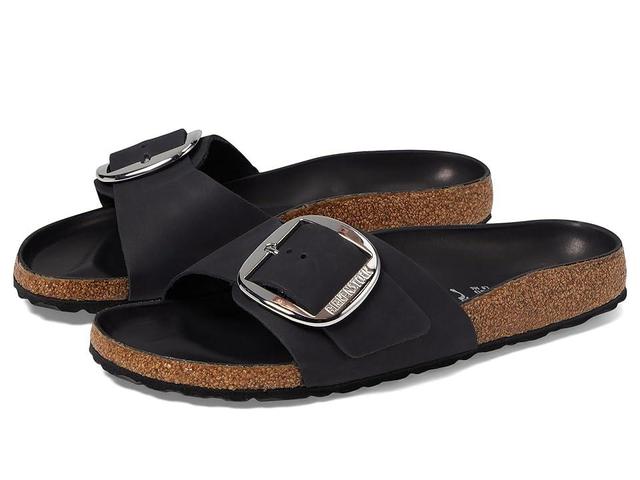 Birkenstock Madrid Big Buckle - Oiled Leather Leather) Women's Sandals Product Image