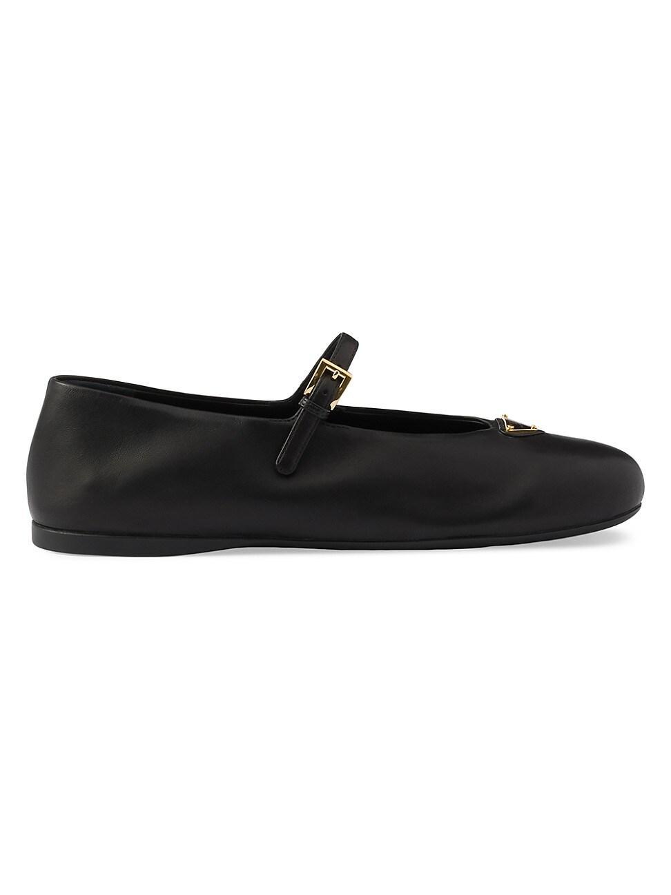 Womens Nappa Leather Ballerinas Product Image