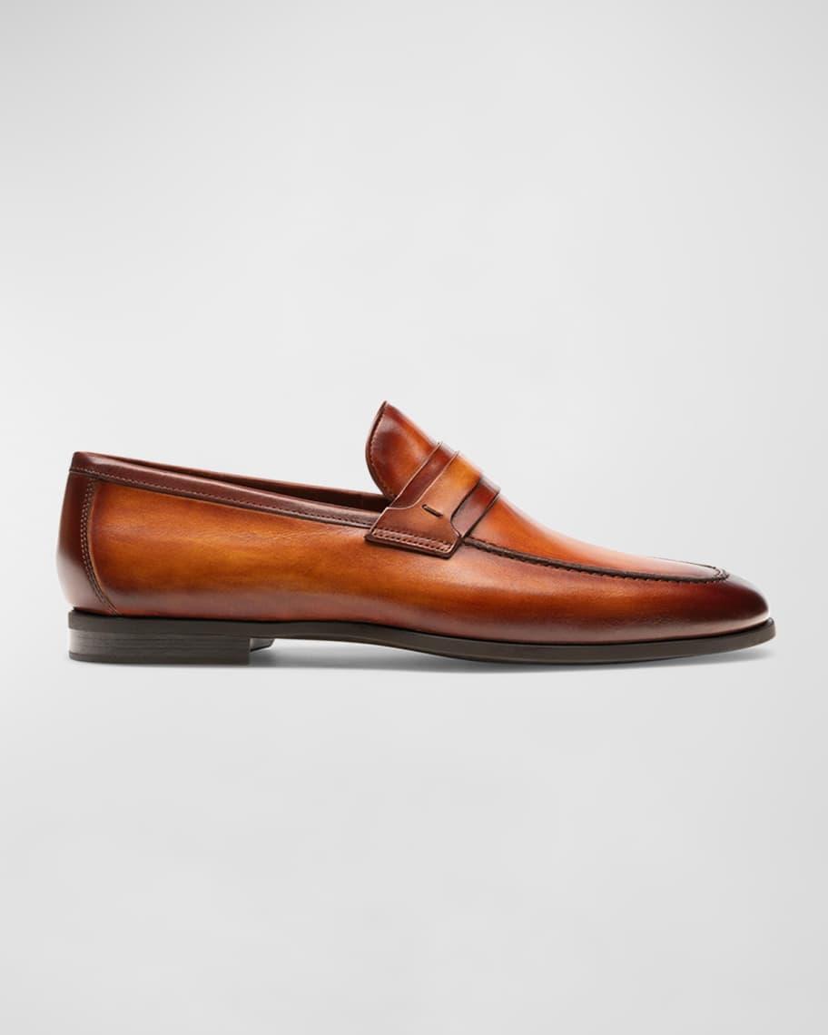 Men's Daniel Leather Penny Loafers Product Image