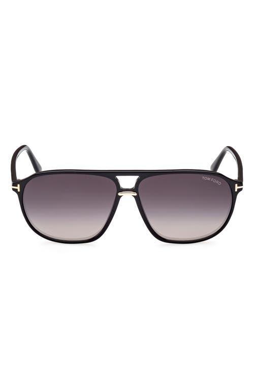 TOM FORD Bruce 61mm Navigator Sunglasses Product Image