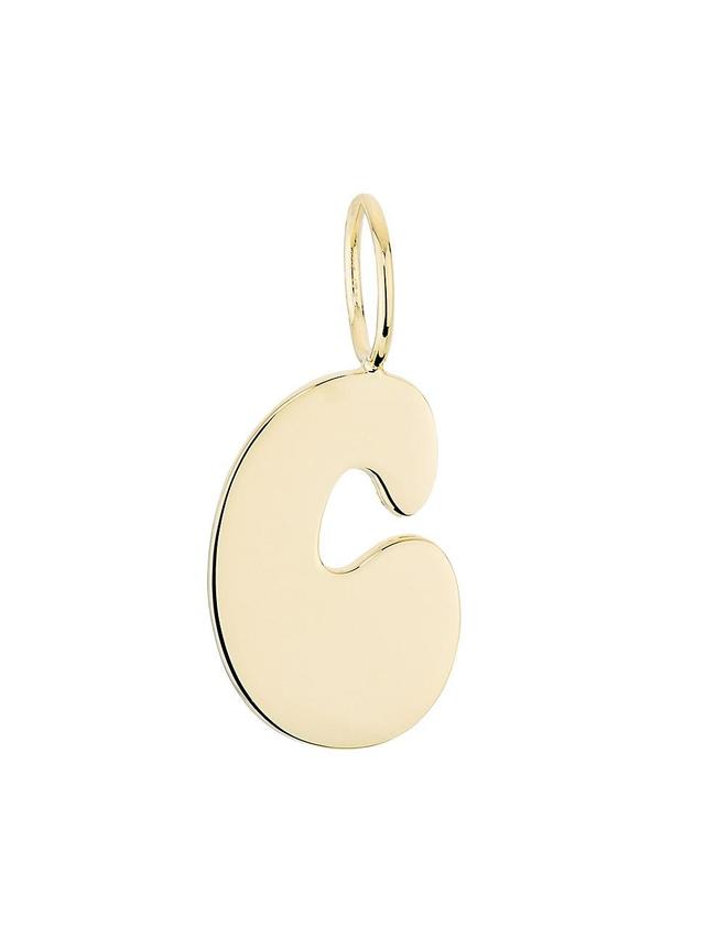 Womens Kelso 18K-Gold-Plated Initial Charm Product Image