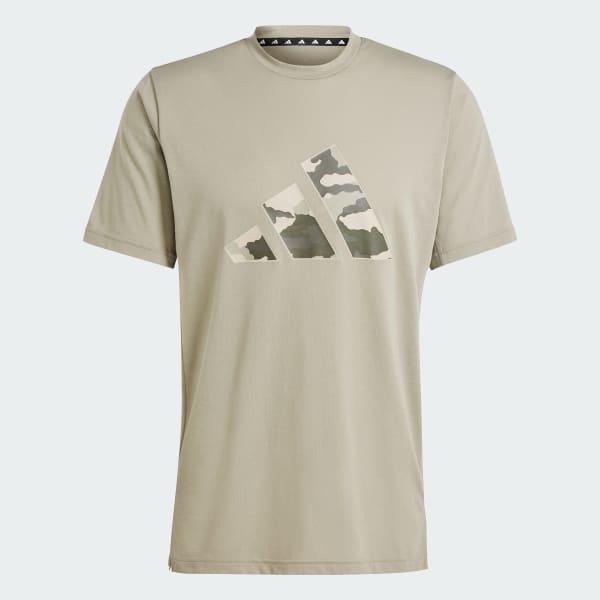 Train Essentials Camo Graphic Logo Tee Product Image