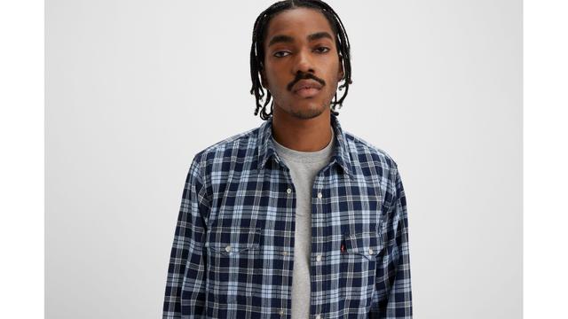 Levi's Fit Western Shirt Chambray - Men's Product Image