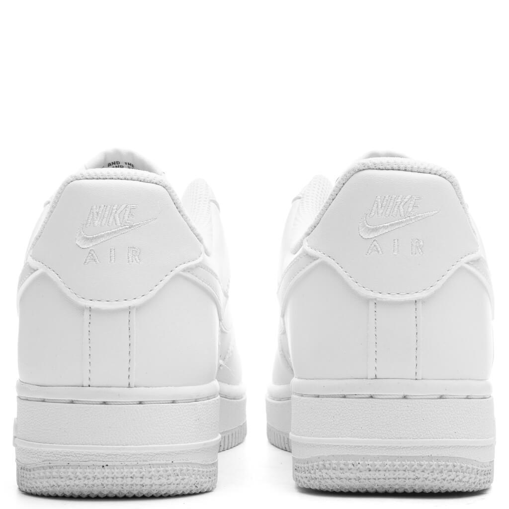 Women's Air Force 1 '07 Next Nature - White/Black/Metallic Silver Female Product Image