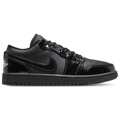 Jordan Womens Jordan AJ 1 Low SE GJ - Womens Shoes Black/Black Product Image