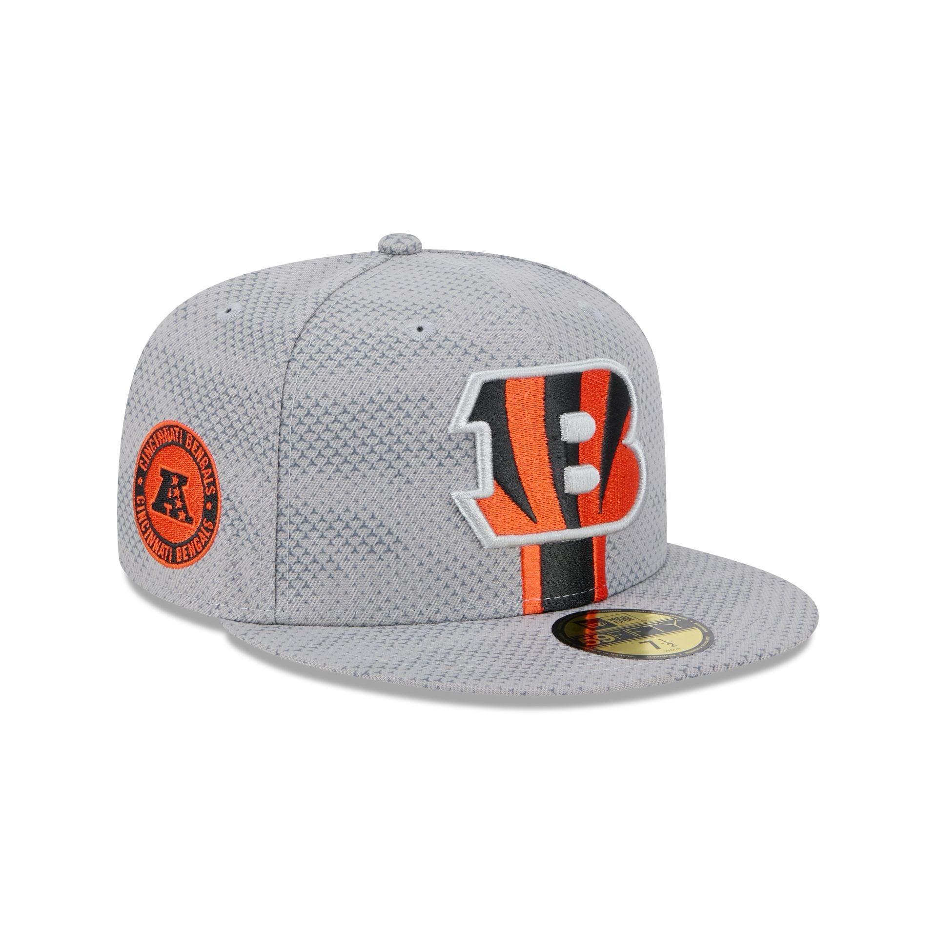 Cincinnati Bengals 2024 Sideline Gray 59FIFTY Fitted Hat Male Product Image