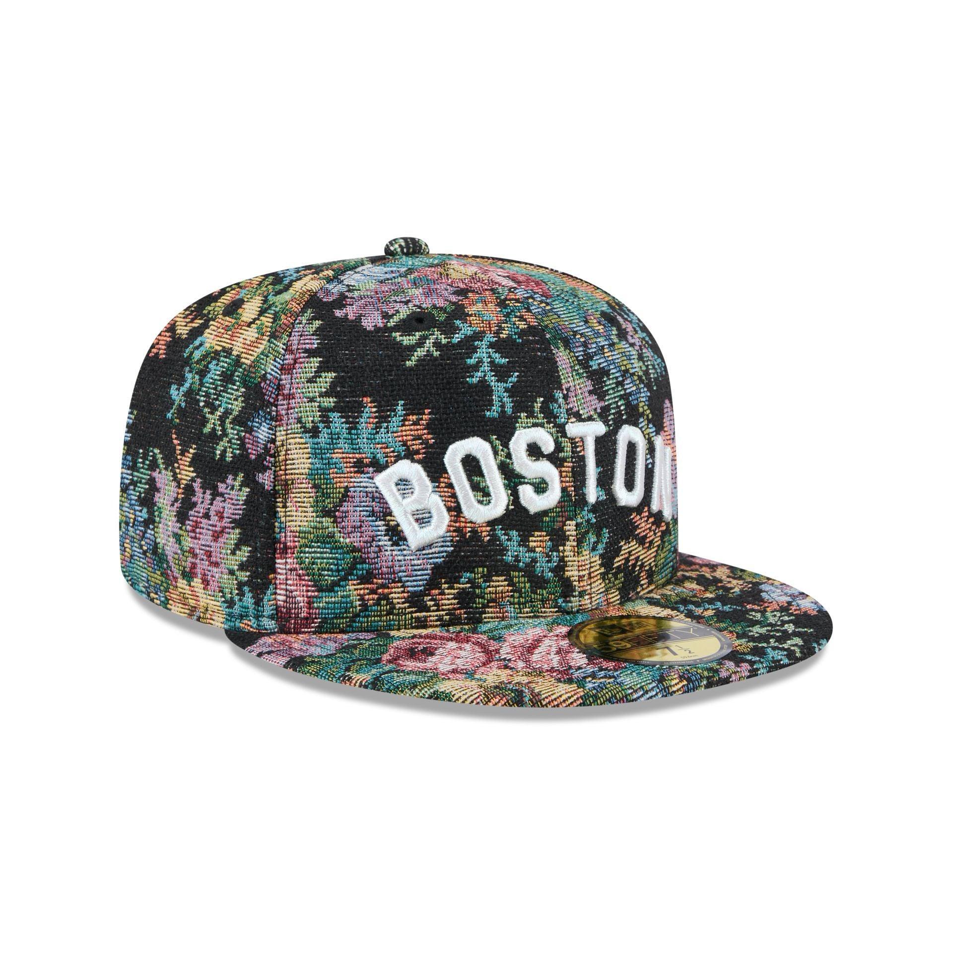 Boston Red Sox Jacquard Pattern 59FIFTY Fitted Hat Male Product Image