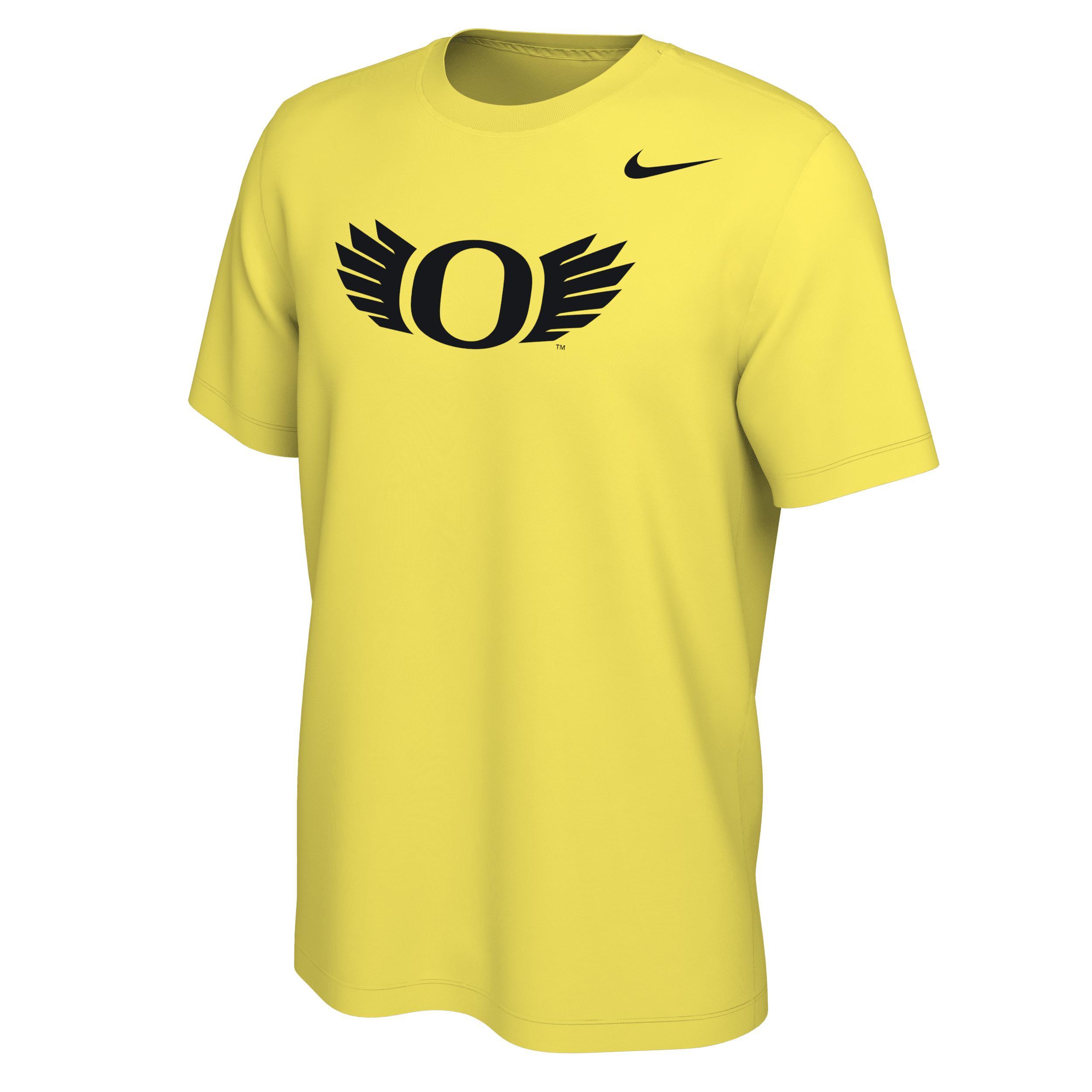 Mens Nike Yellow Oregon Ducks Wings T-Shirt Product Image