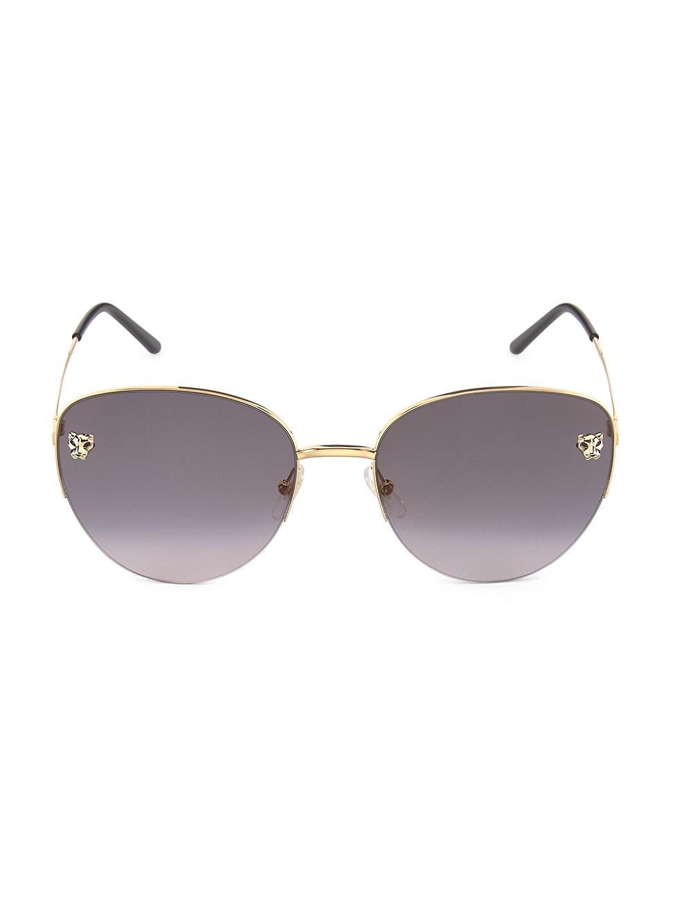 Womens Panthre De Cartier 59MM Cat-Eye Sunglasses Product Image