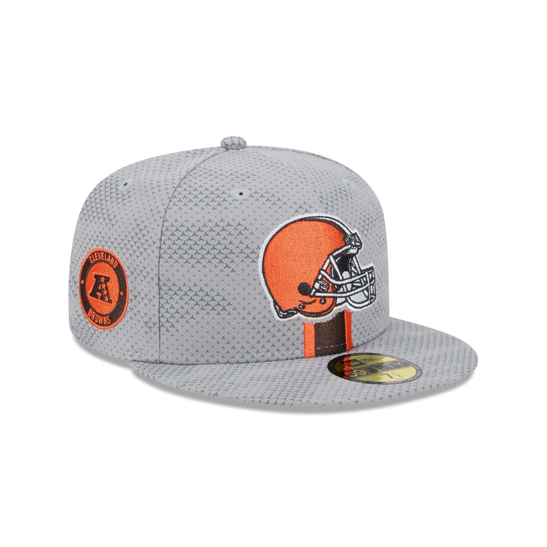 Cleveland Browns 2024 Sideline Gray 59FIFTY Fitted Hat Male Product Image