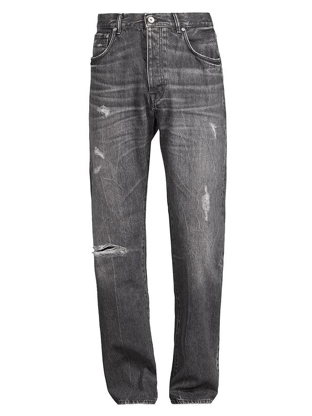 Mens P011 Distressed Jeans Product Image