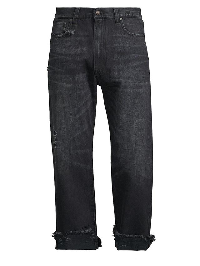 Mens Distressed Five-Pocket Jeans Product Image