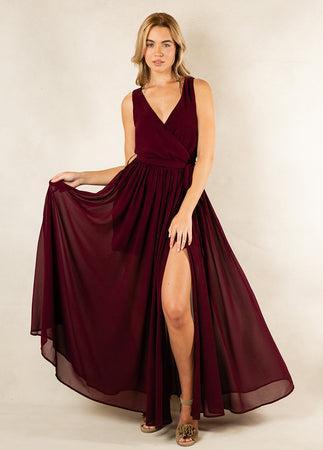 Miriam Dress in Plum Product Image