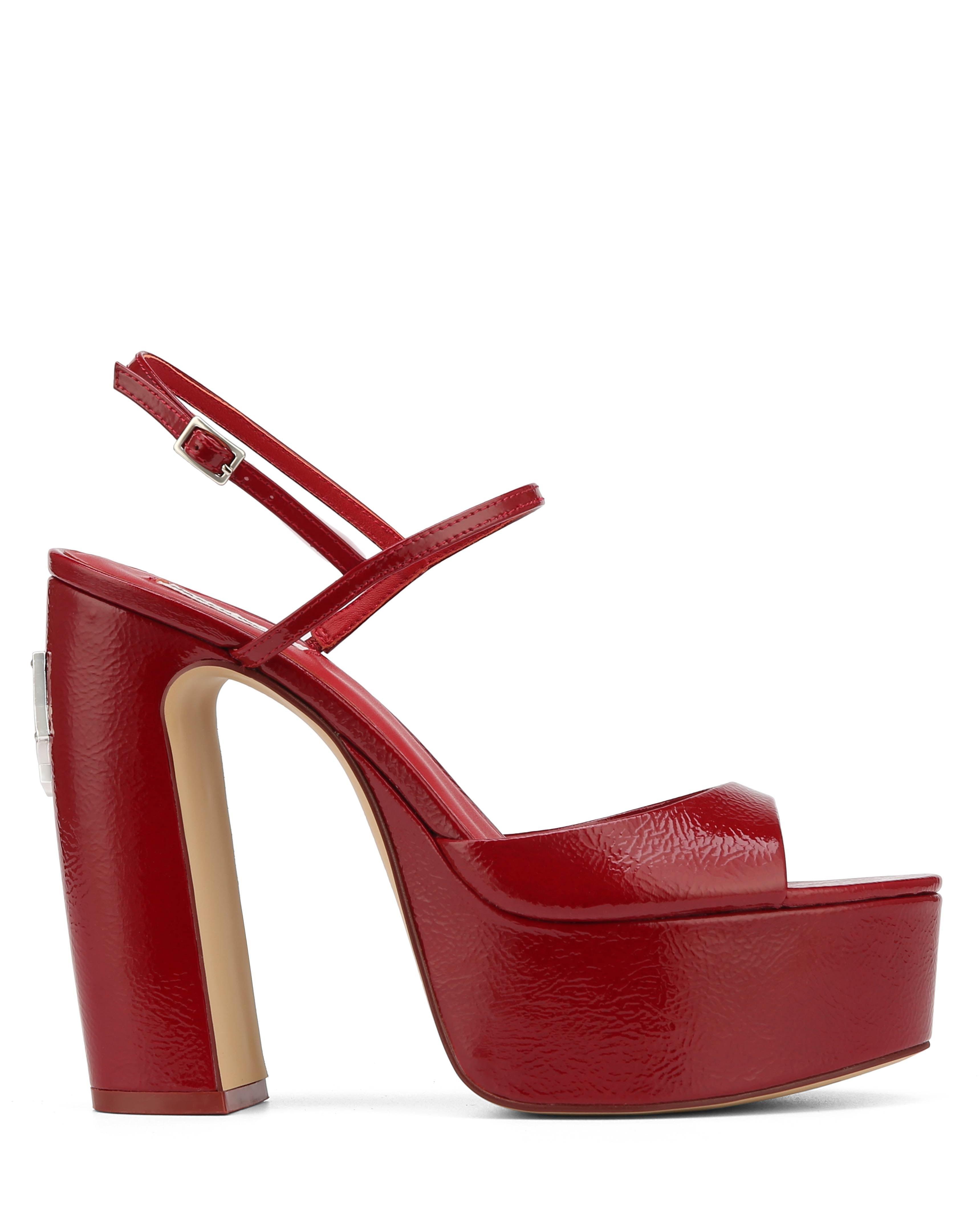 Fire Crinkle Patent Leather Red product image