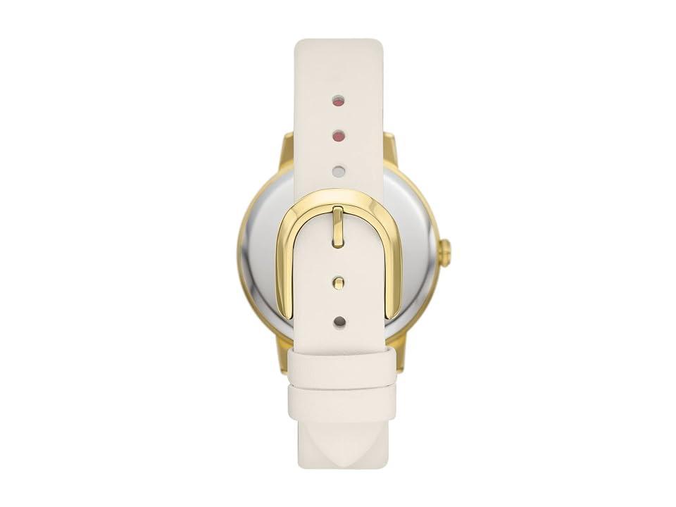 kate spade new york metro leather strap watch, 34mm Product Image