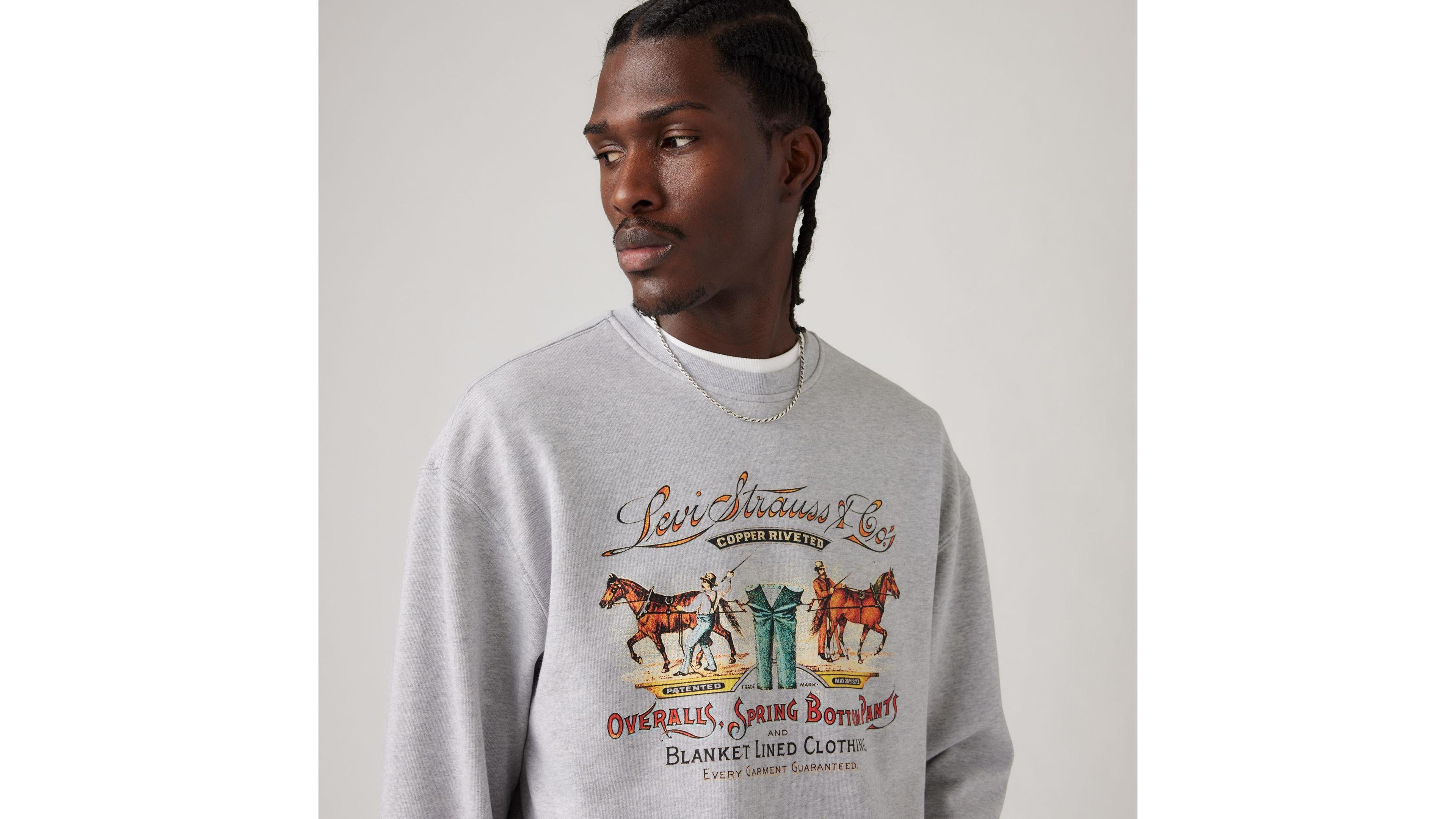 Relaxed Graphic Crewneck Sweatshirt Product Image