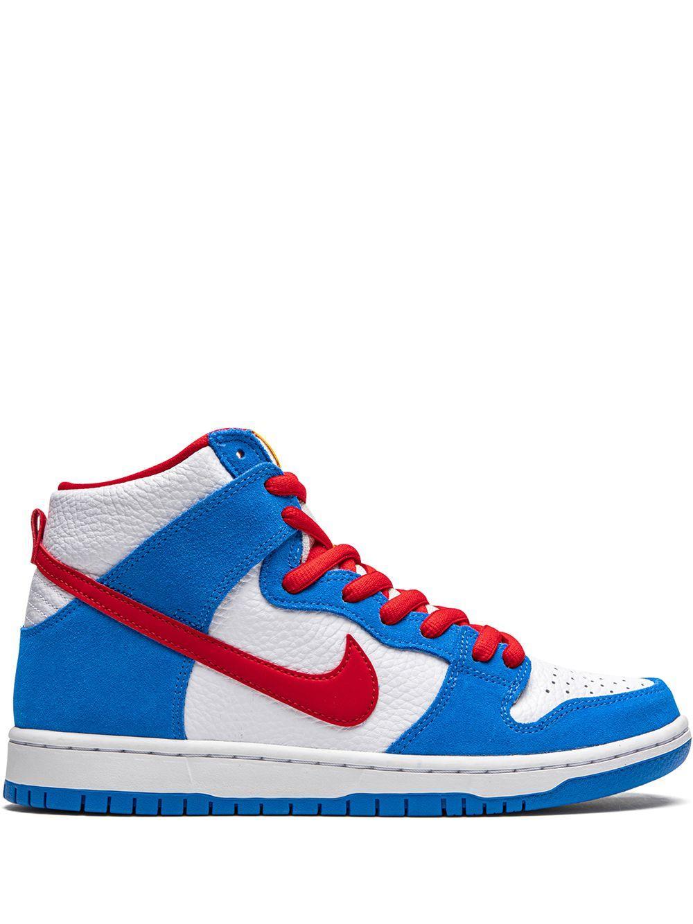 Sb Dunk High "doraemon" Sneakers In Blue Product Image