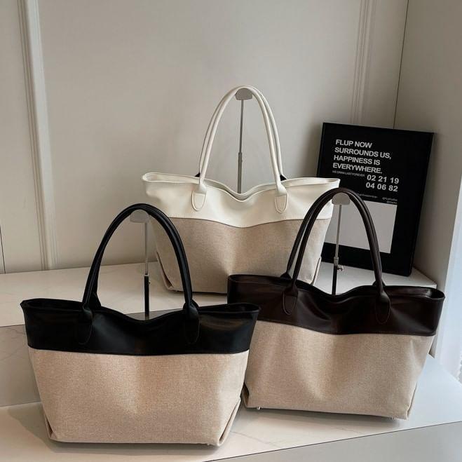 Two Tone Tote Bag Product Image